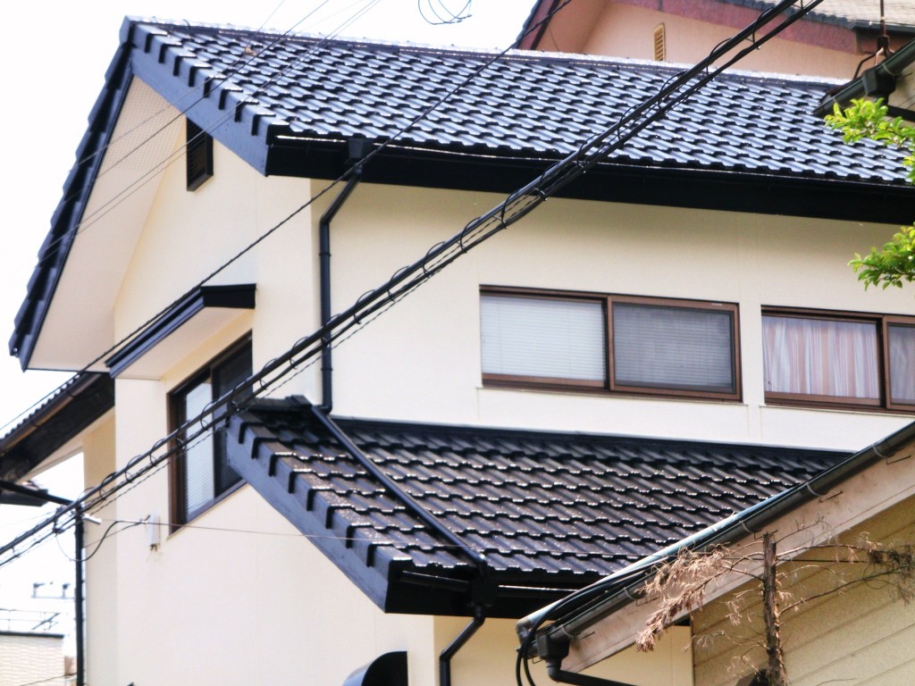 5月20完成です。宇美町障子岳南・T様邸　外壁塗装・屋根塗装工事