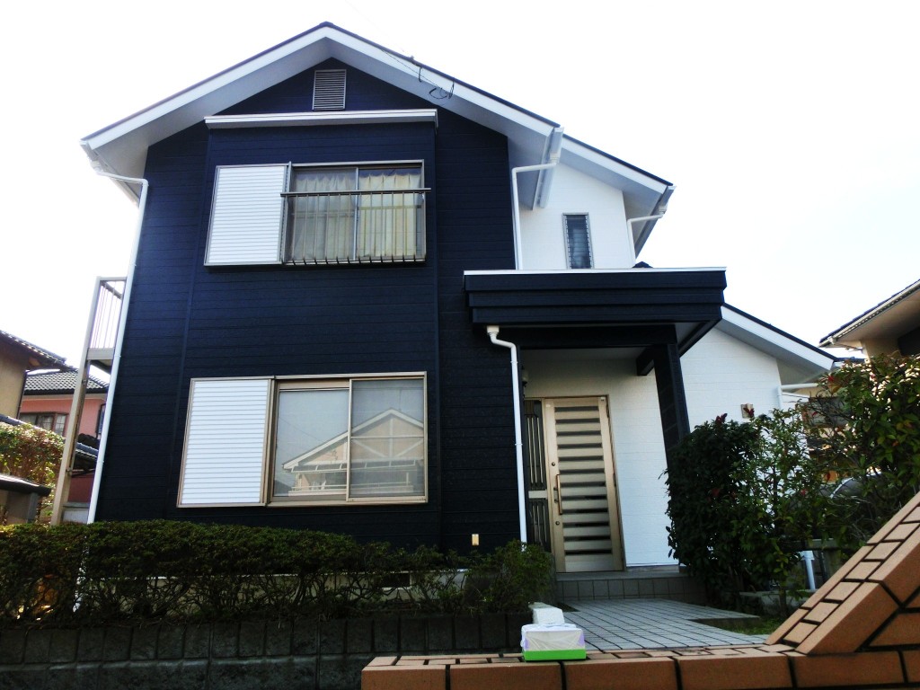 10月29日完成です。小郡市三国が丘・K様邸　外壁塗装・屋根塗装工事