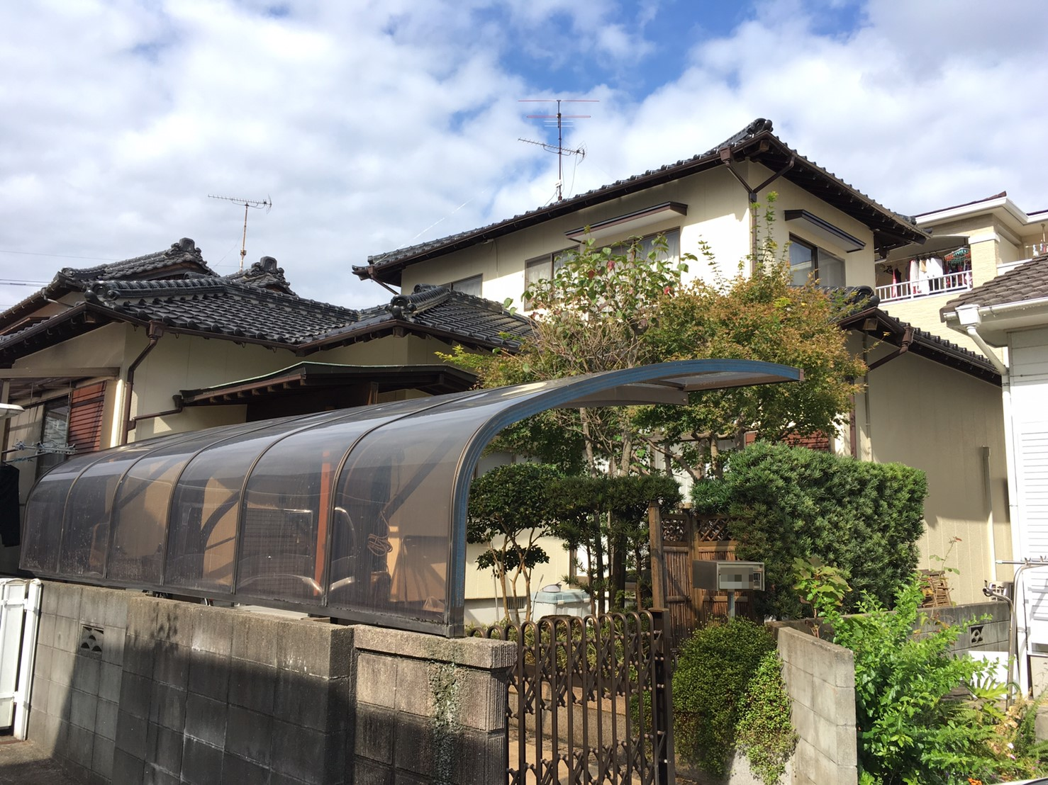 11/2完成です。春日市春日・H様邸　外壁塗装工事