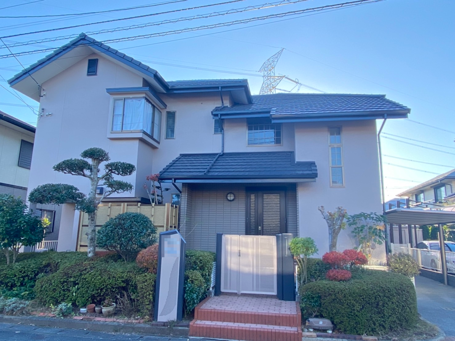 11/26完成です。筑紫野市美しが丘南・Y様邸　外壁塗装・屋根塗装工事