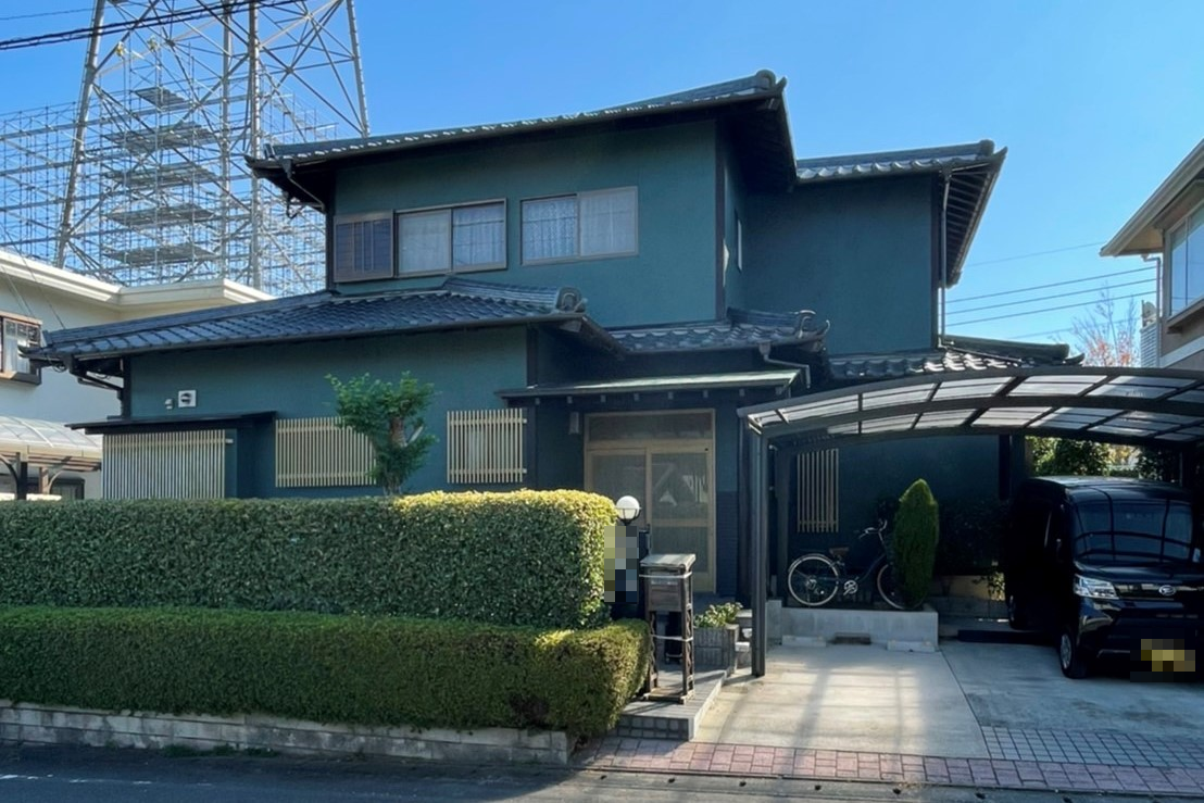 福岡県筑紫野市美しが丘南・N様邸　外壁塗装工事　10/12着工です。【お客様からのご紹介より】